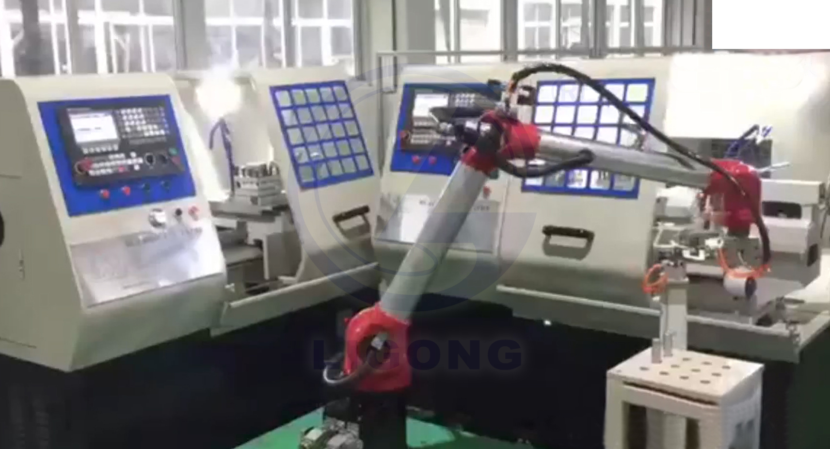 工業(yè)機(jī)器人機(jī)床上下料