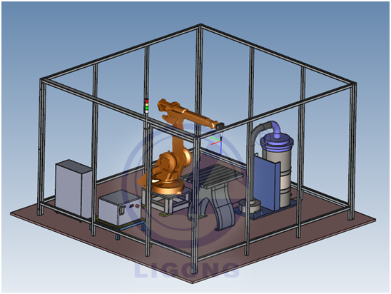 工業(yè)機器人打磨去毛刺實操工作站